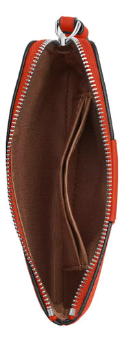 Muñequera Coach - Wrislet - Monedero Mujer (ch311) Caqui Canva - Franja Naranja