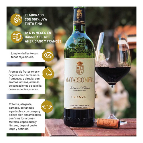 Vino Tinto Matarromera Crianza 750ml