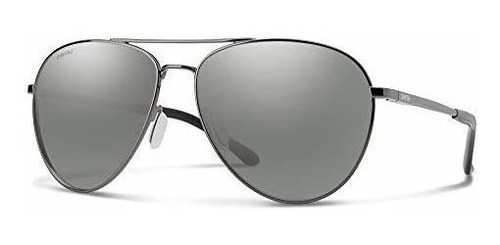 Lentes De Sol - Smith Layback Sunglasses Dark Ruthenium-pola