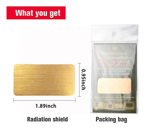 Protetor Anti-radiação Para Celular De Proteção Emf De 15 Un