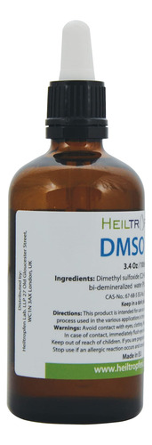 Líquido Dmso Heiltropfen De Grado Farmacéutico Al 70%, 100 M