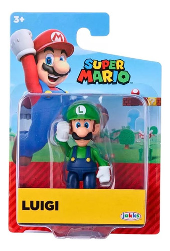 Figura Articulada Luigi 7cm - Super Mario Sunny 4214