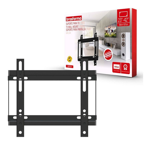 Suporte Fixo Ultra Slim Tv 23 A 42 Brasforma Sbrp204 Profi