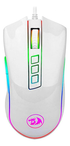Mouse Gamer Redragon Cobra Fps Lunar White - M711 Branco