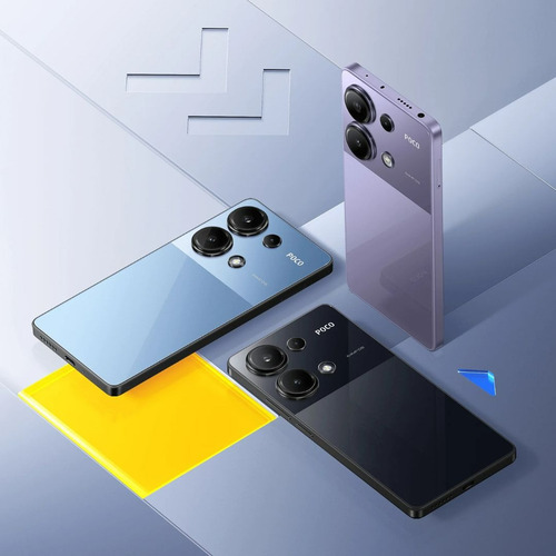 Xiaomi Poco M6 Pro Dual Sim 512 Gb 12 Gb Ram Nfc Global Con Accesorios Incluye Cargador Y Funda Batería 5000 Mah Azul Acero