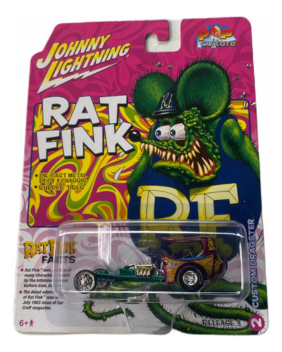 Johnny Lightning Modelo Rat Fink Serie Dragster Usa