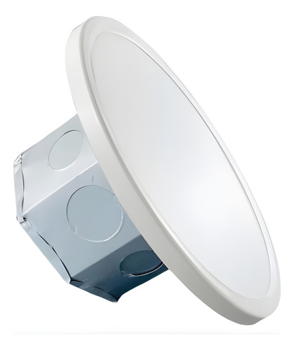 Lampara Luminaria Led Bote/plafón Ajustable 15w 6500k 30 Pza Blanco
