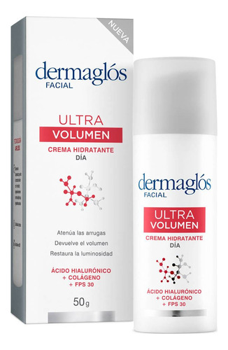 Crema De Dia Dermaglos Ultra Volumen 50 G