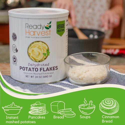 Flocos De Batata De Alimentos Desidratados Prontos Para Colh