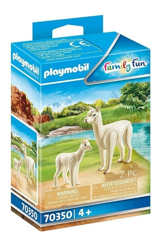 Playmobil Linea Zoo - Alpaca Con Bebe - 70350