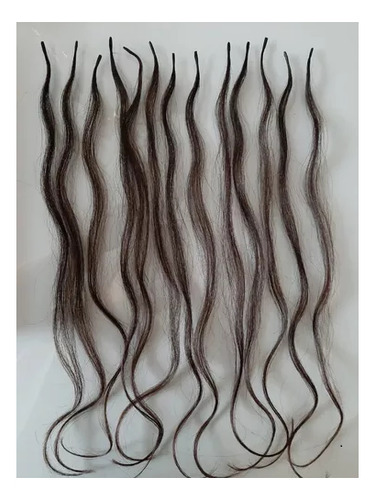 120 Extensiones De 40 Cms Largo Cabello Natural , Sin Color