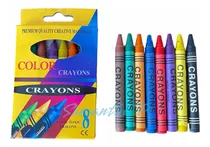 Comprar 100 Cajas De Crayolas Con 8 Crayolas Mayoreo Económicas