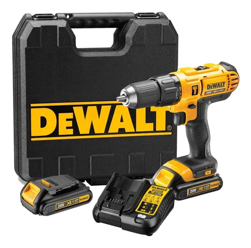 Taladro Percutor DEWALT DCD 776 20v lithium ion, 2 baterías (20v 1.3 ah)  cargador y maletín – Comercial Jollesa