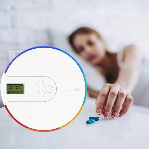 Dispensador Automático De Comprimidos De 7 Dias, Cronometrag