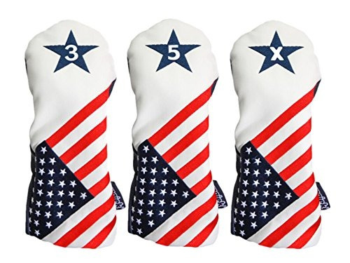 Ee. Uu. 3, 5, X Headcover Patriot Golf 2016 retro Patriótica