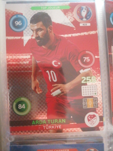 Carta Adrenalyn Euro 2016 - Arda Turan 