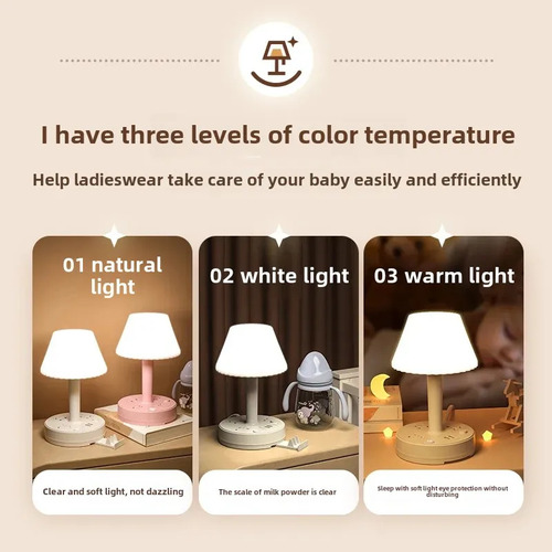 999-white-no U-0.8 M - Lámpara Led De Escritorio Multifuncio