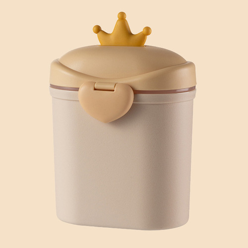 Recipiente Portátil De Leite Em Pó Baby Cartoon Crown Double