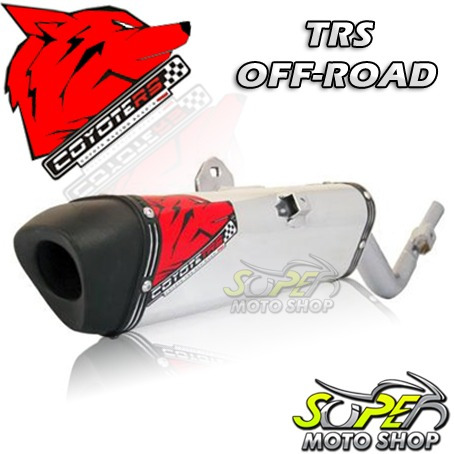 Escape Ponteira Coyote Trs Off-road Aluminio - Xre 190 Honda