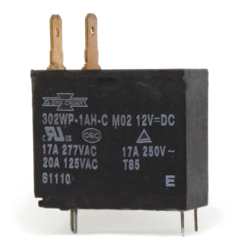 Imagem 1 de 1 de Relé Electrolux 302wp-1ah-c M07 12v=dc 17a 277vac 20a 125vac
