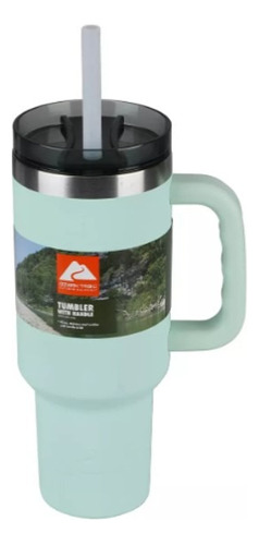 Termo Ozark Trail Tumbler, 40oz, Con Asa, Acero Inoxidable