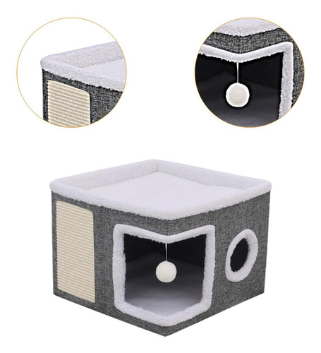Casa Para Gatos De Doble Capa, Para Gatos, Casa Para Gatos,