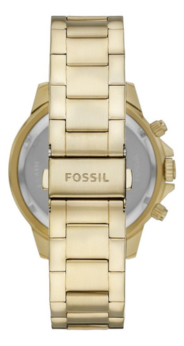 Reloj Fossil Para Caballero Bq2493.color De La Correa:dorado Dorado