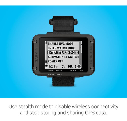 Navegador Gps Garmin Foretrex 801 Montado En La Muñeca