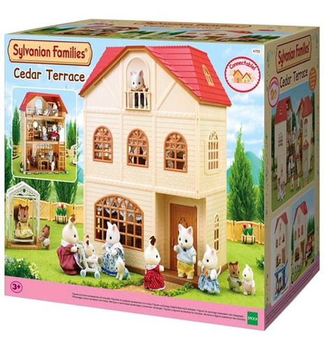 Nova Casa Sylvanian Families Tres Historias Epoch 2745