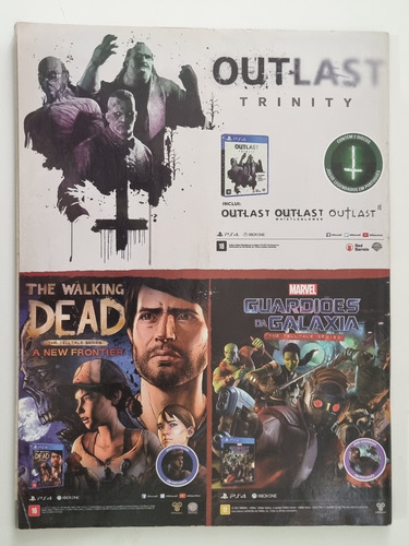 Revista Playstation 232 Destiny 2 Injustice C Pôster Duplo (Usado)
