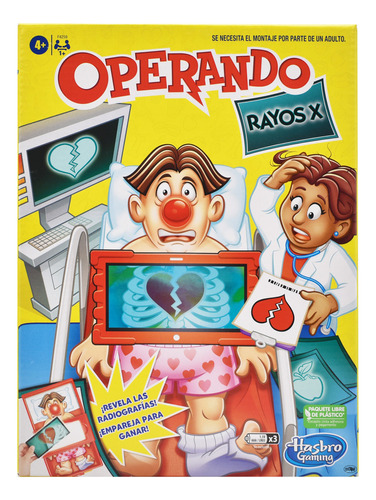 Operando Rayos X Juego De Mesa Viaje Hasbro F4259