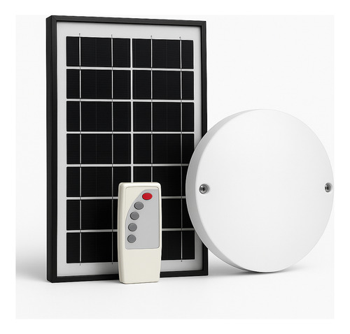 Luminária Painel Solar Teto Iluminação Interna Led 6000k