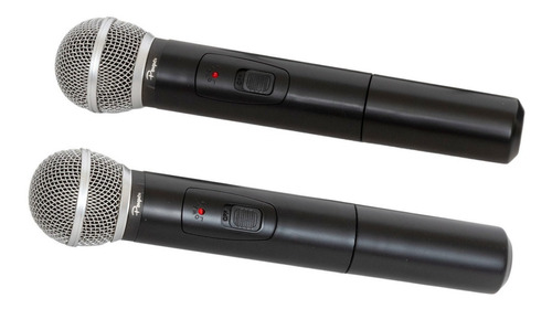 Microfono Doble Inalambrico Profesional Uhf Parquer Wr-15d