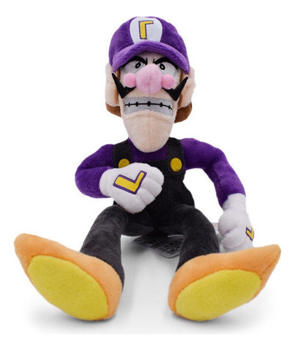 Muñeco De Peluche Waluigi De Super Mario De 25 Cm