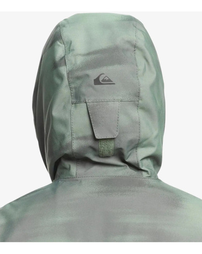 Campera Niño Snow Quiksilver Side Hit Niño Verde Amarillo 12