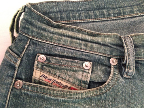 Diesel Calça Jeans 40 Importada Original Azul Esverdeada