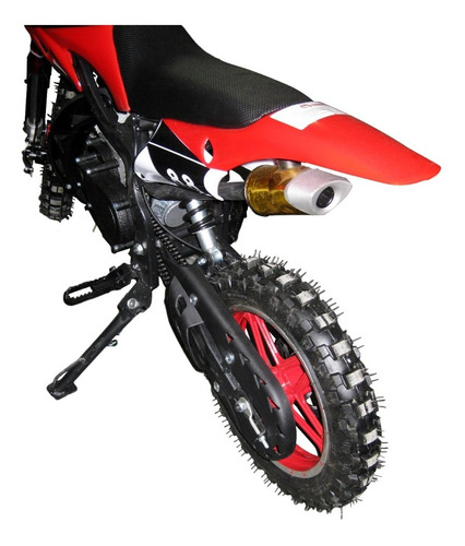 Mini Moto Cross 49cc Partida Elétrica Bz Gasolina 2 Tempos