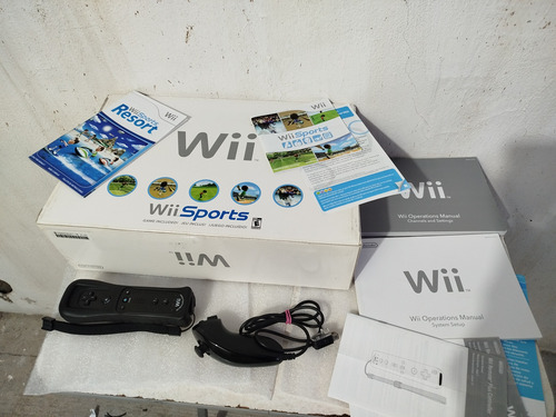 Nintendo Wii Black Edition 32gb + Hdd 500gb + 7800 Juegos Negro (Usado)