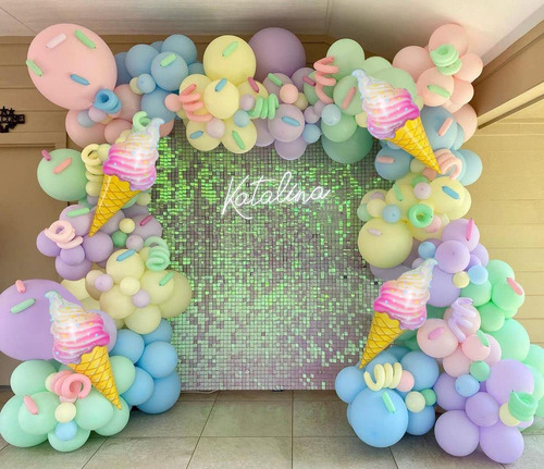 Kit De Arco De Guirnalda De Globos Pastel, 143 Unidades, Glo