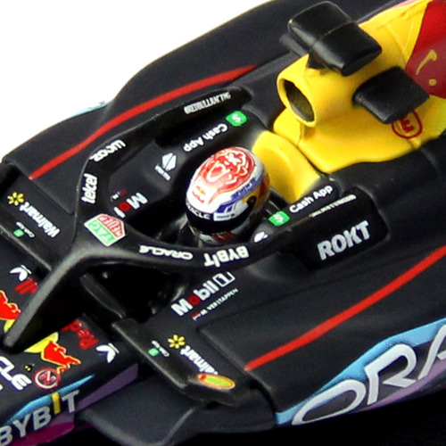 J Bburago F1 Redbull Verstappen Rb19 #1 Coche Del Gp De