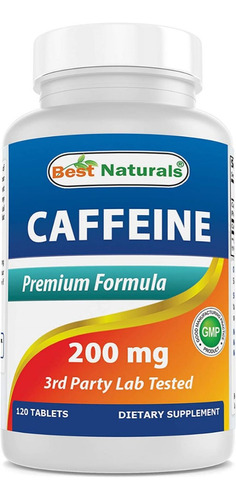 Cafeína 200mg 120tabs Premium
