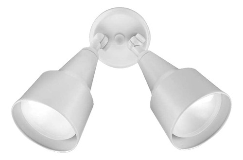 2-light Lente De Vidrio Templado Color Blanco Doble Cono Bul