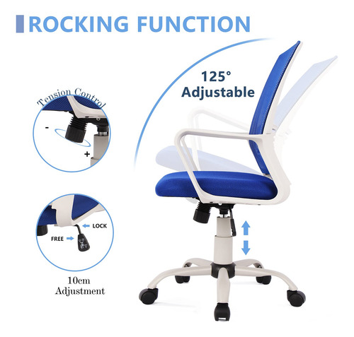 Silla De Oficina Silla De Oficina Ergonómica Soporte Lumbar