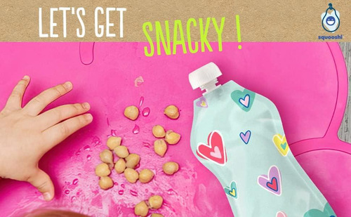 Squooshi Bolsas Reutilizables De Comida Para Bebés Para Niño