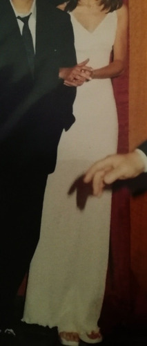 Vestido De Hilo De Seda Largo Y Tapado Haciendo Juego