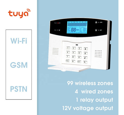 Sistema De Alarma Inalámbrico Security Wl-9ast-a Para Hogar Blanco