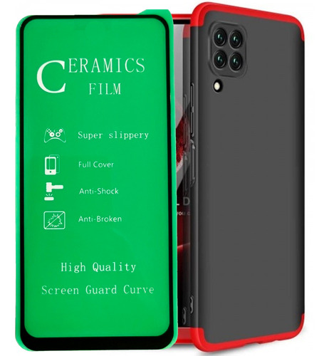 Funda Estuche 360 + Vidrio Ceramico Para Huawei P40 Lite