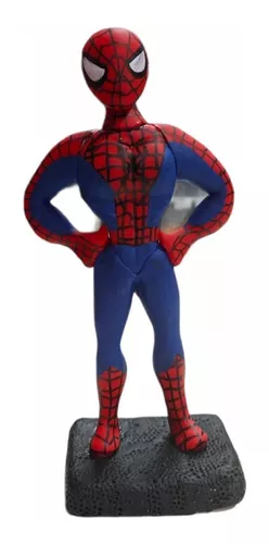 Adorno Spiderman Hombre Araña Parado Torta Porcelana Fria