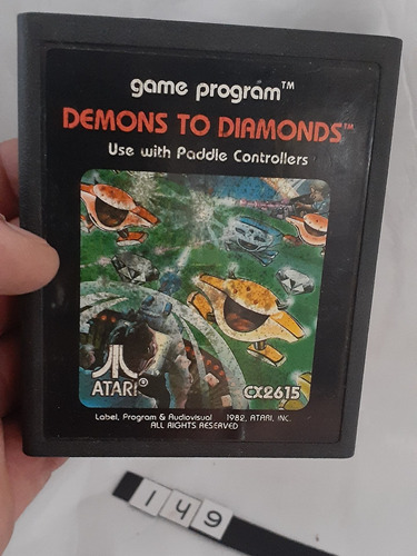 1982 Atari 2600 Demons To Diamonds Cartucho 