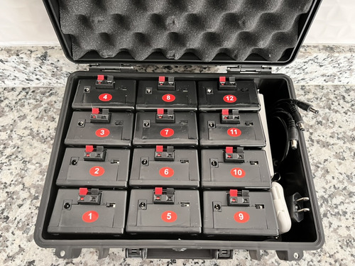 12 Detonador Pirotecnia Fría Chispero Recargable Inalámbrico (Usado)